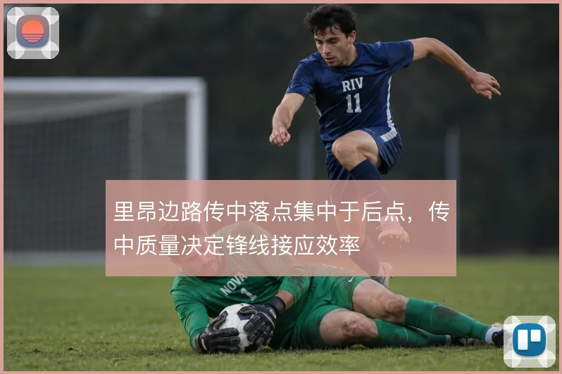 里昂边路传中落点集中于后点,传中质量决定锋线接应效率